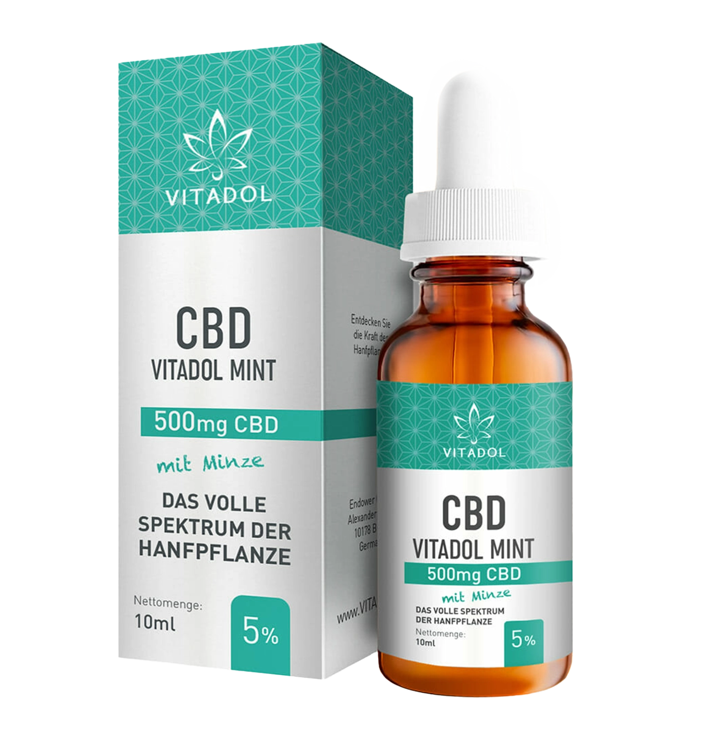 Vitadol CBD Öl Mint - Bio & Vegan (5%)